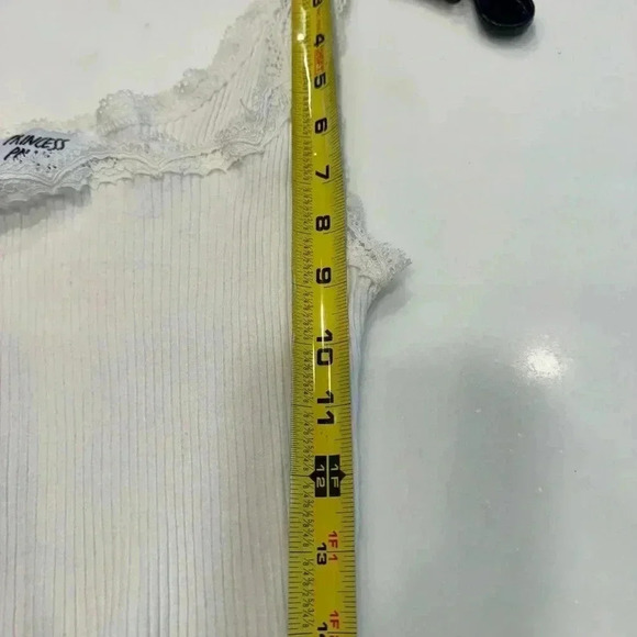 Princess Polly crop top tank white sz 6 - Picture 5 of 5